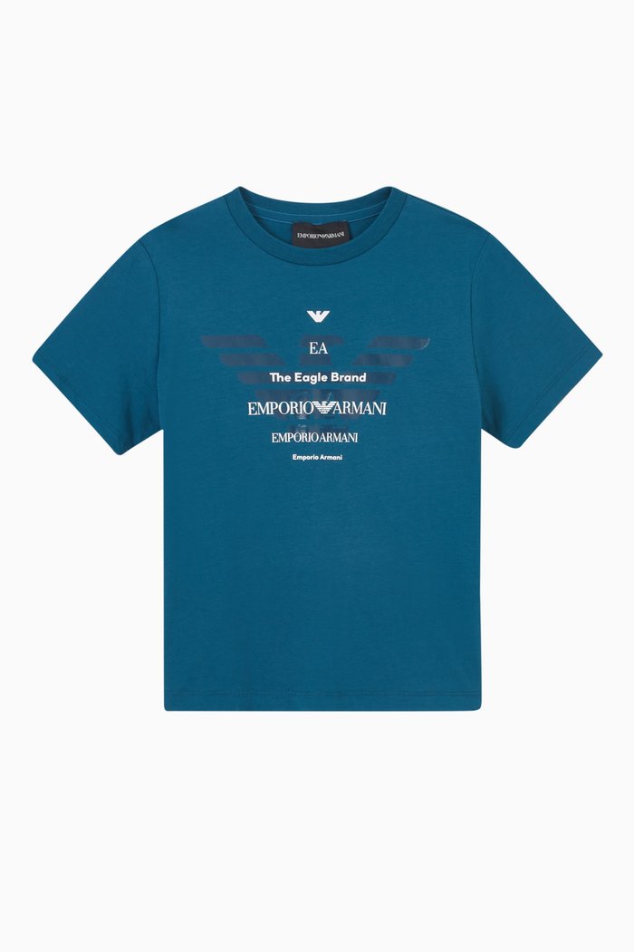 

Logo T-shirt in Cotton, Blue