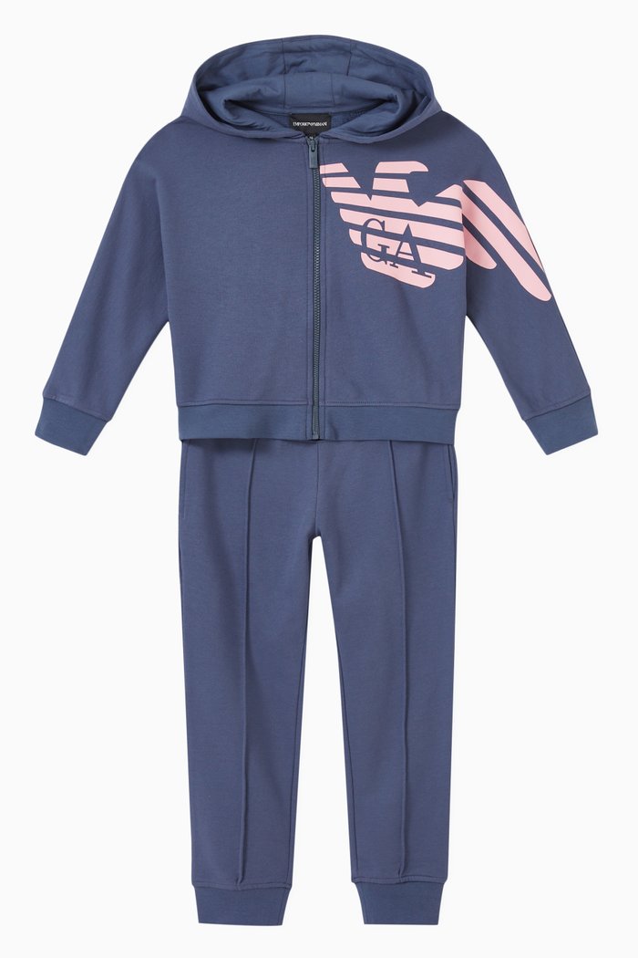 

Logo Tracksuit in Cotton, Blue