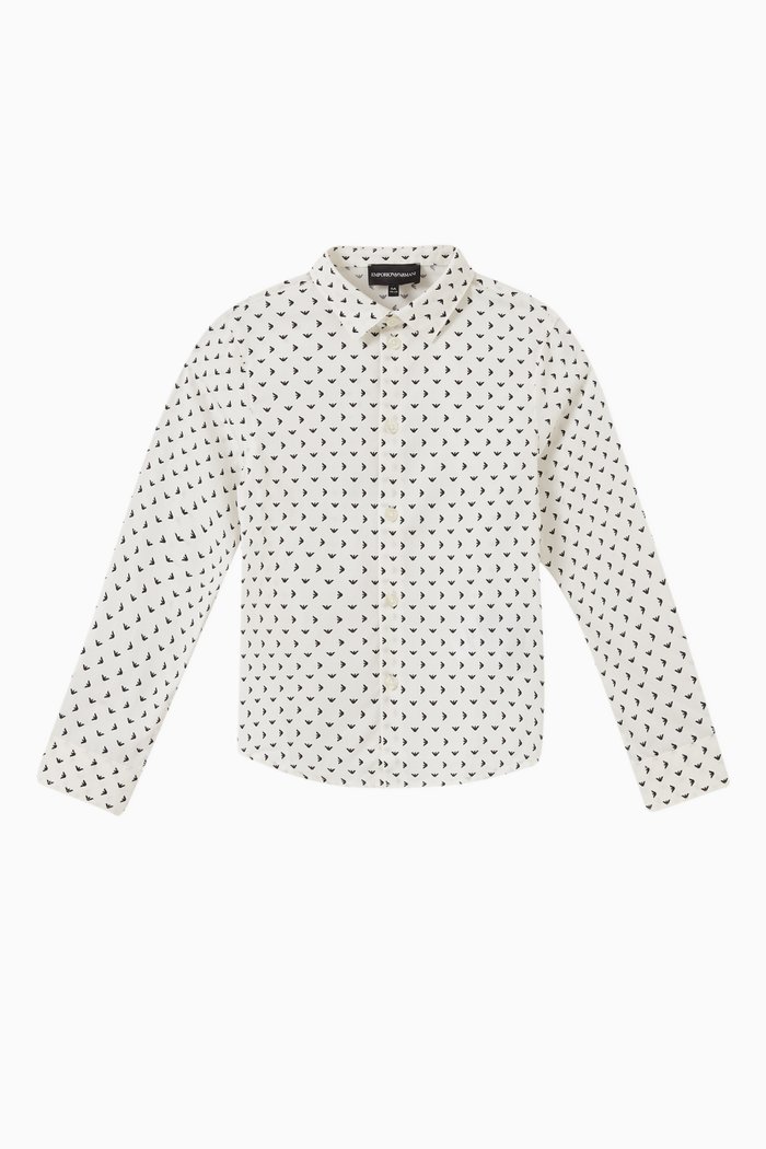 

Logo Polo Shirt in Cotton, White