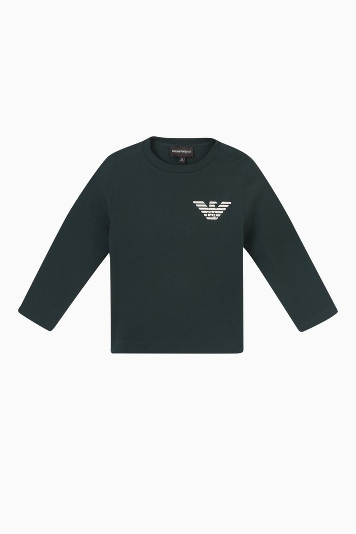 

Logo T-shirt in Cotton, Green