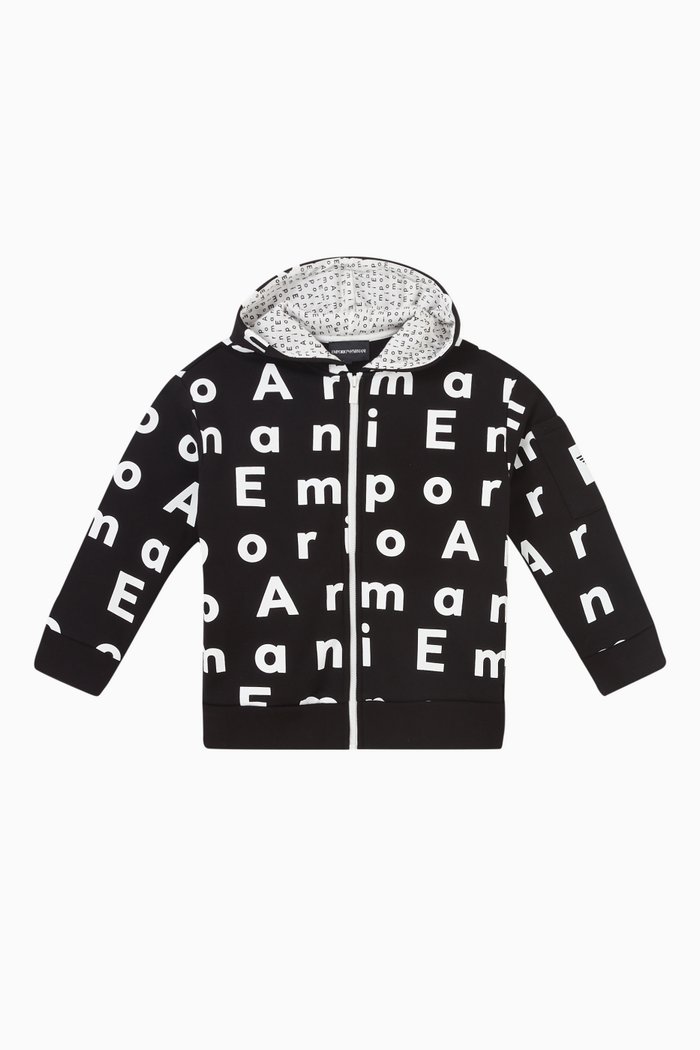 

Logo Hoodie in Cotton, Black