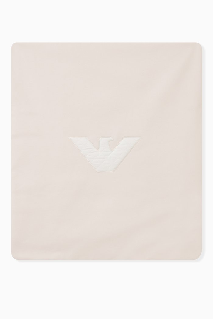

EA Logo Blanket in Cotton, Pink