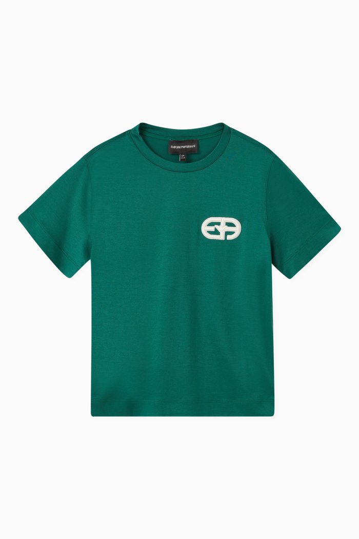 

Recreate Logo T-shirt in Cotton, Green