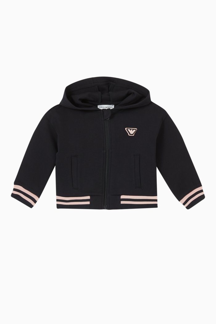 

EA Eagle Hoodie in Cotton, Blue