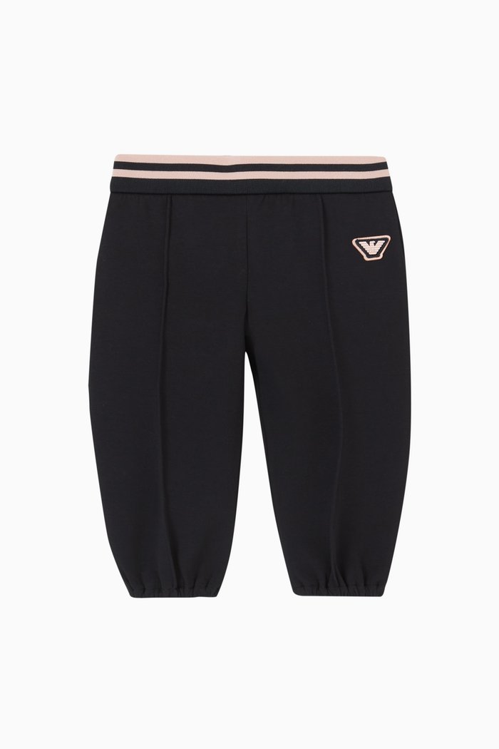 EA Eagle Logo Sweatpants in Double Jersey, Blue