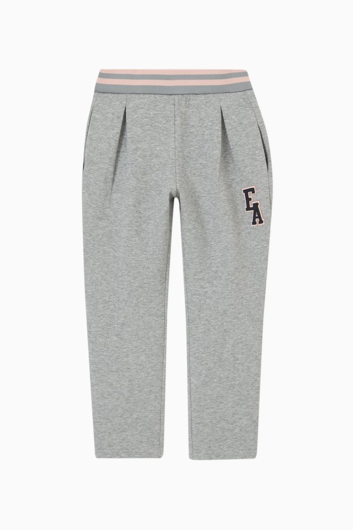 

EA Varsity Logo Sweatpants in Cotton, Grey