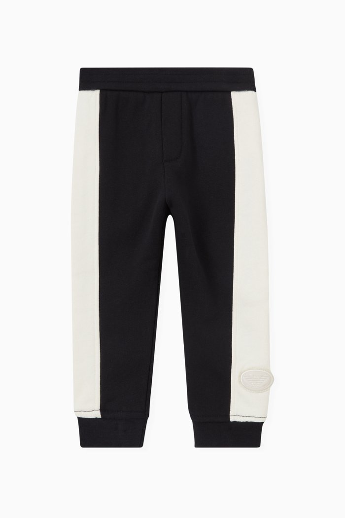 

Striped Sweatpants in Cotton, Blue