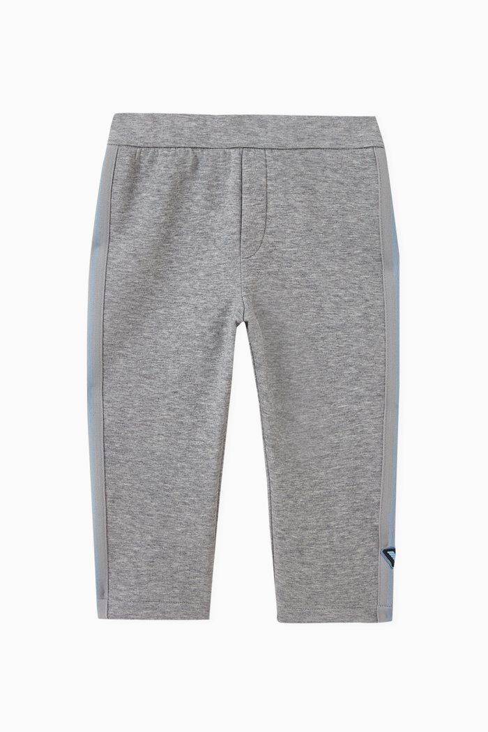 

Contrast Piping Joggers in Jersey, Grey