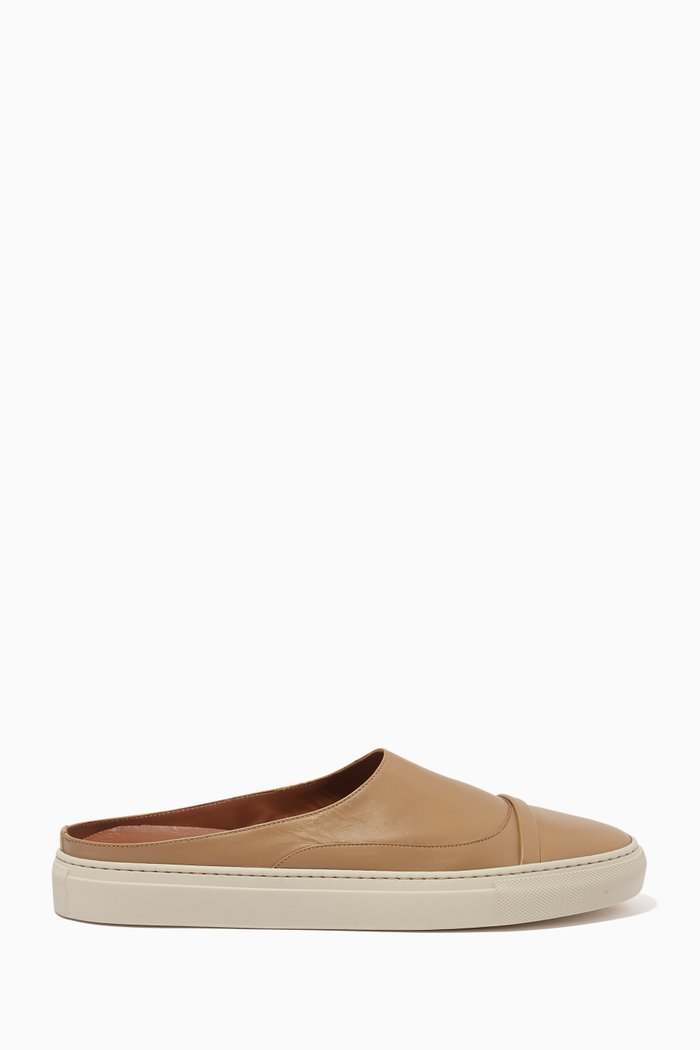 

Jesse 1 Slip-on Mules in Leather, Neutral