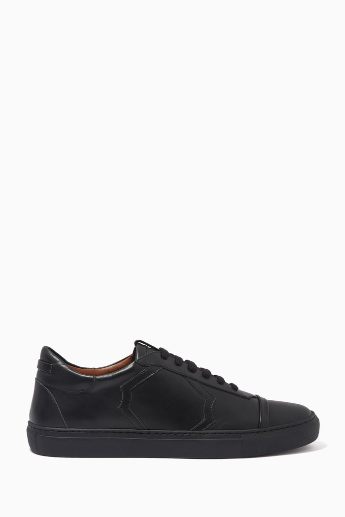 

Musa Sneakers in Leather, Black