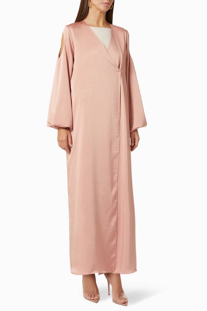 

Puff Sleeve Kaftan, Pink