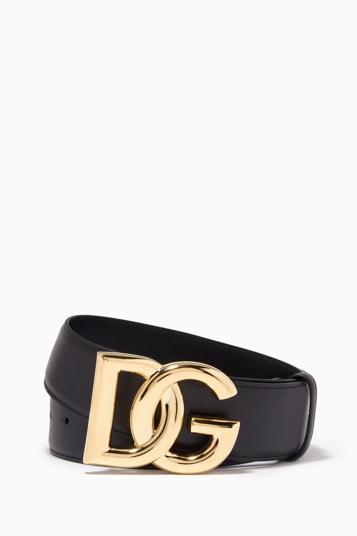 

DG Belt in Leather, 40mm, Black