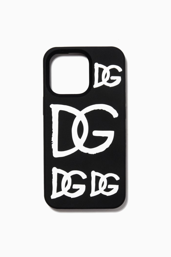Logo iPhone 13 Pro Case in PVC, Black