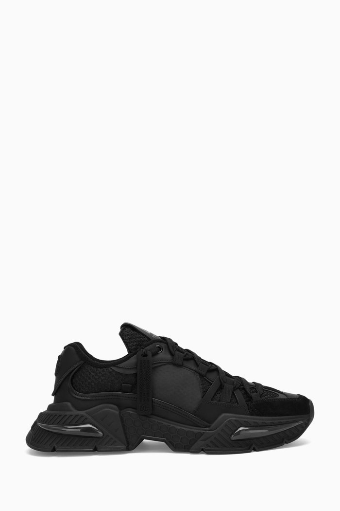 

Airmaster Sneakers in Mixed Material, Black