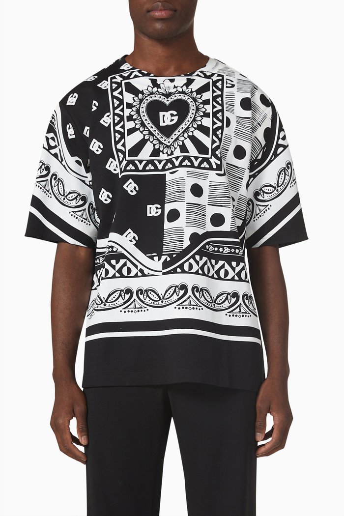 

Dark Side T-shirt in Cotton Jersey, Black