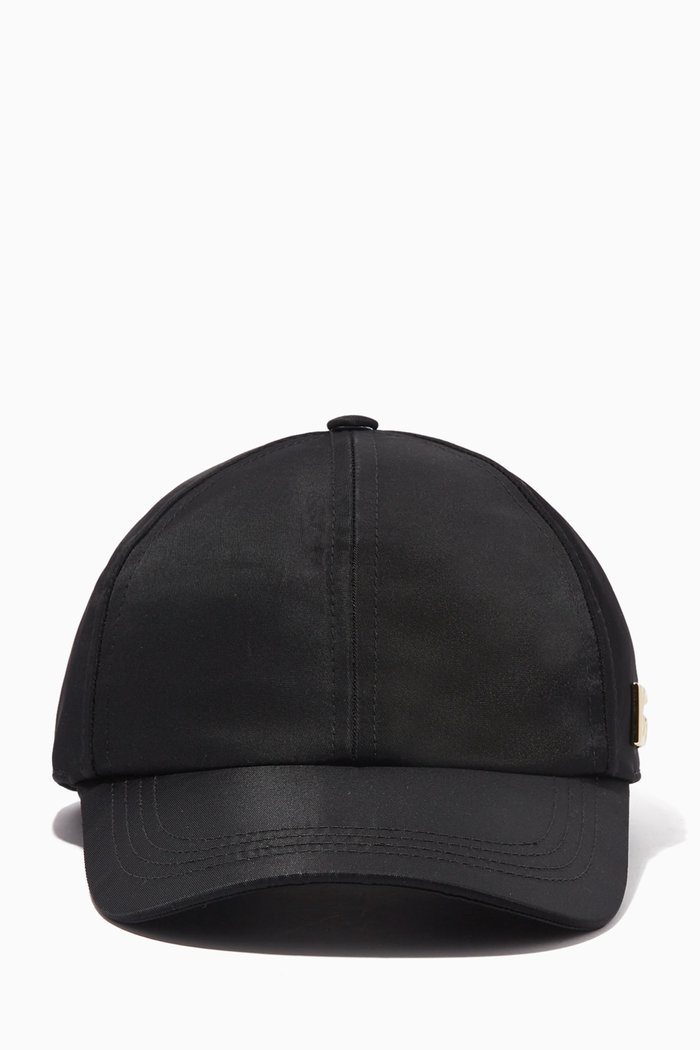 

DG Plaque Baseball Cap in Nylon, Black