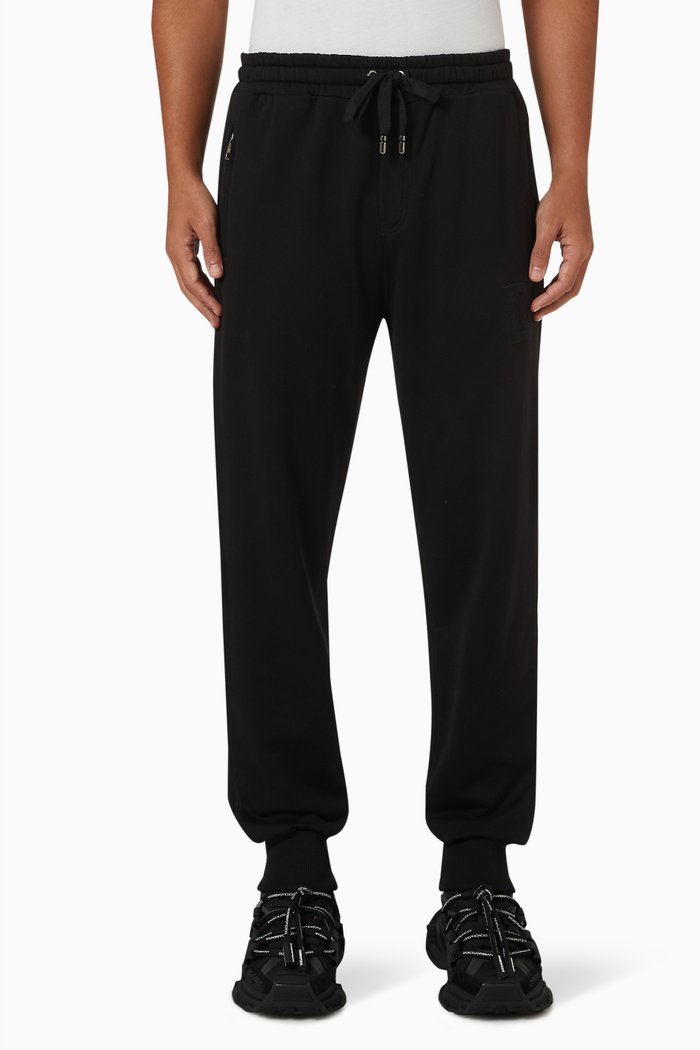 

Sweatpants in Cotton Jersey, Black