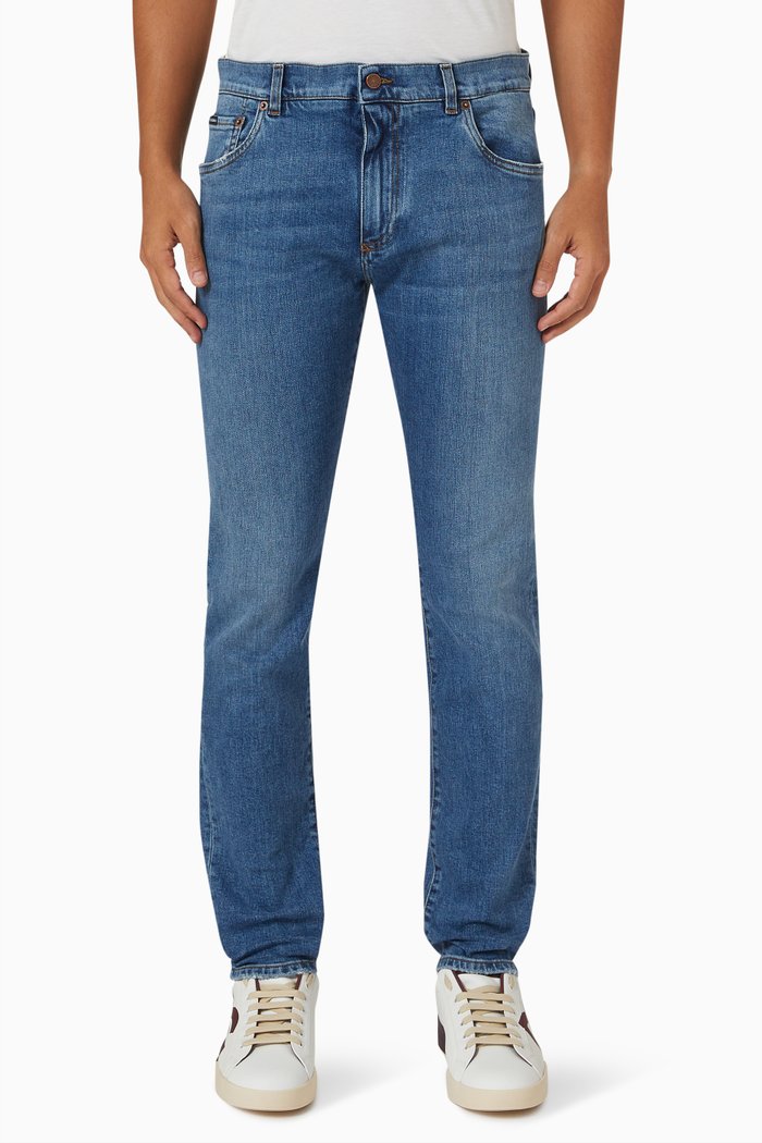 

Slim Fit Jeans in Denim, Blue