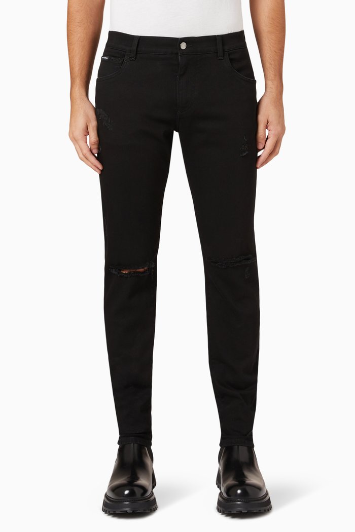 

Skinny Jeans in Denim, Black