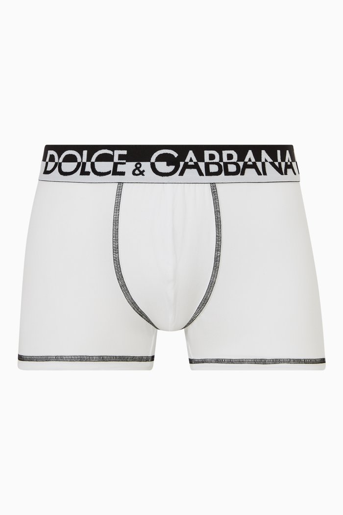 

Boxers in Pima Cotton, White