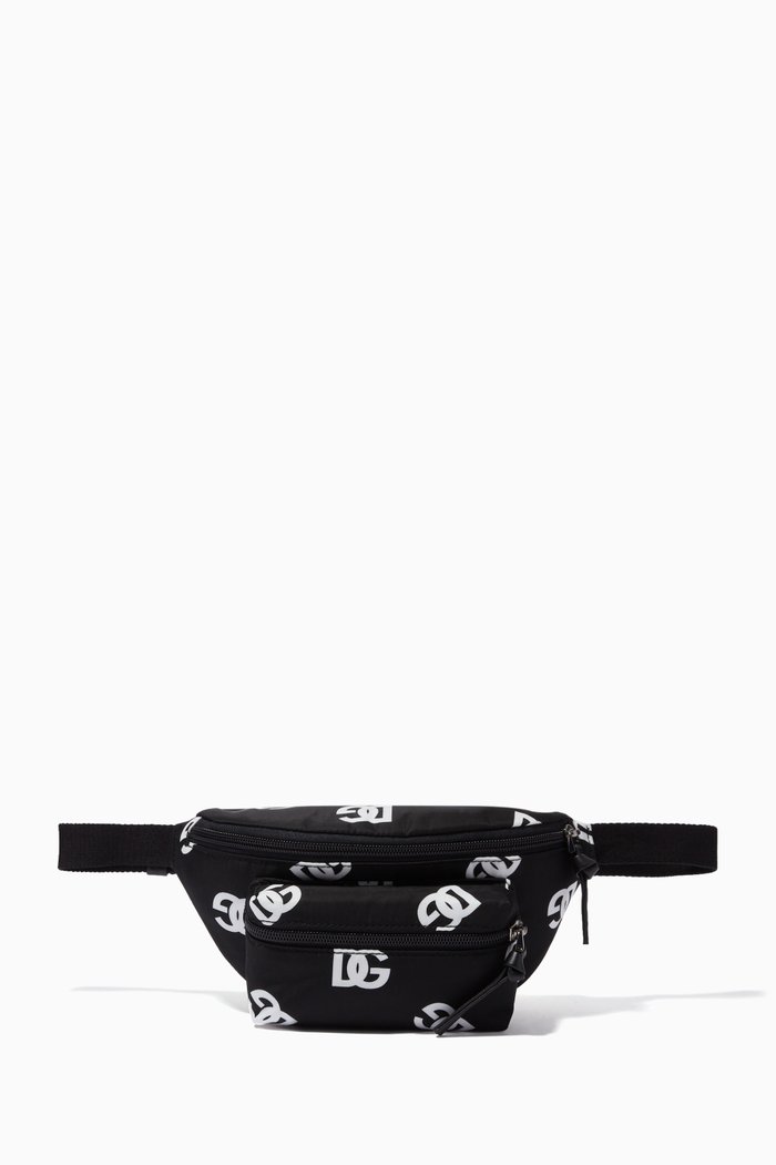 

Logo Belt Bag in Nylon, Black
