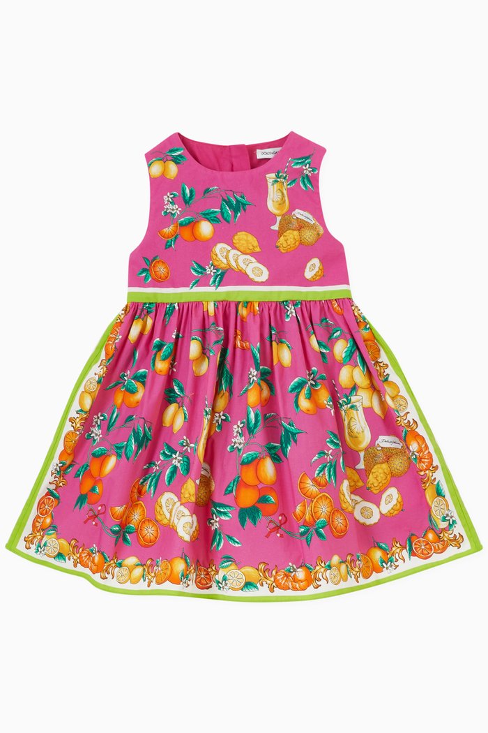 

Citrus Dress in Cotton, Pink