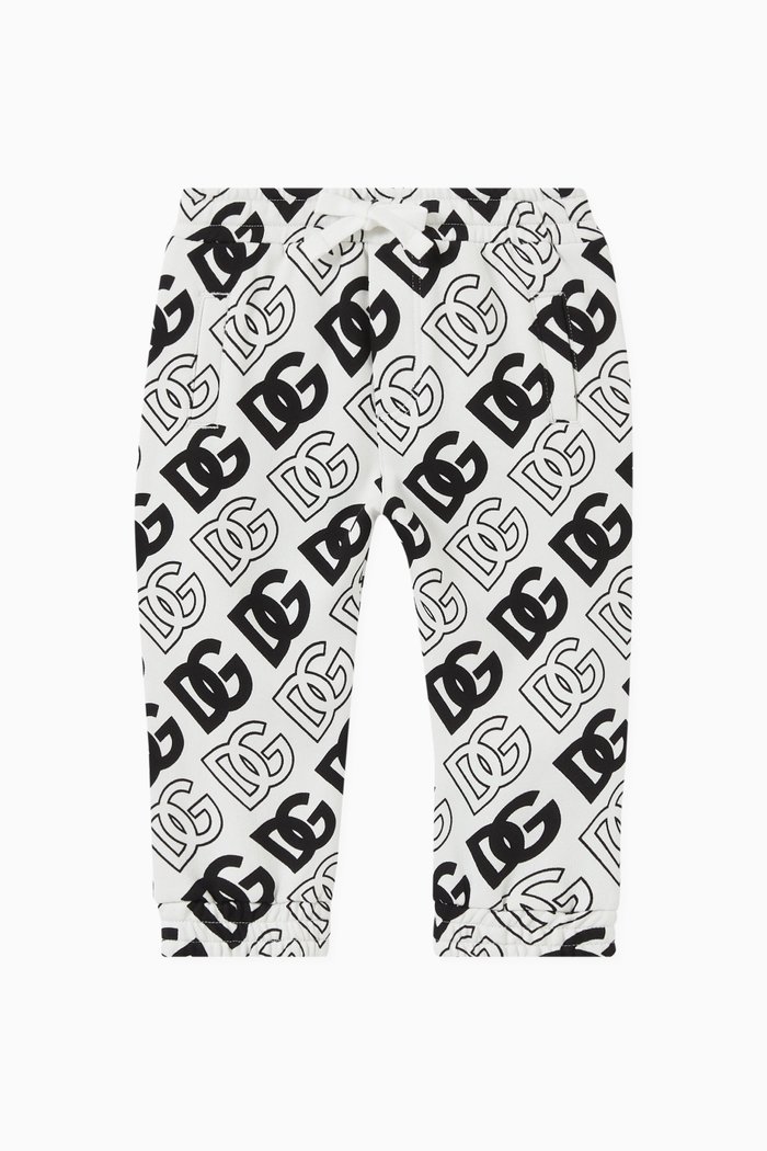 

Logo Trackpants in Cotton, White
