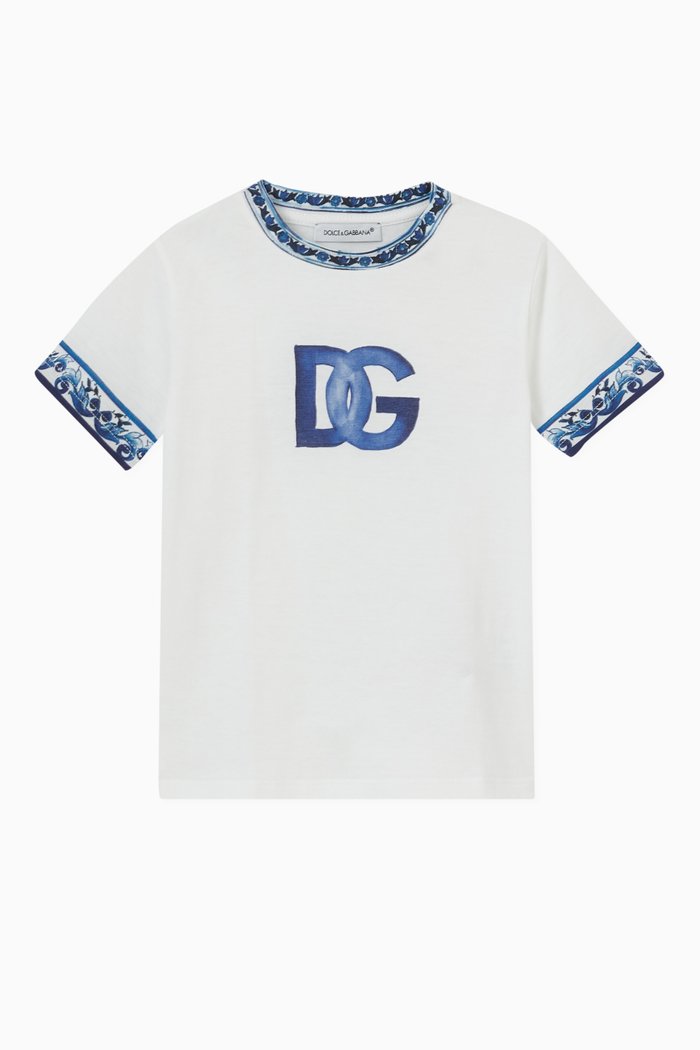 

Logo T-shirt in Cotton, Blue