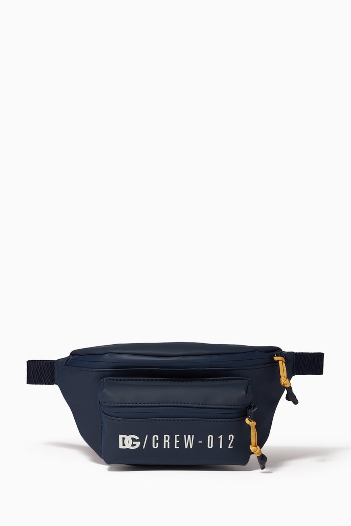 

Sailor Belt Bag in Rubberised Technical Fabric, Blue