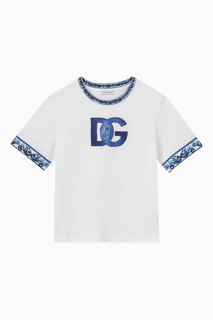 

Logo T-shirt in Cotton, Blue