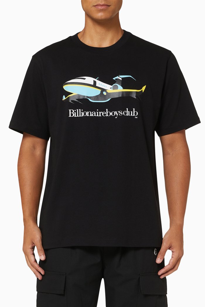 

Jet T-shirt in Cotton, Black