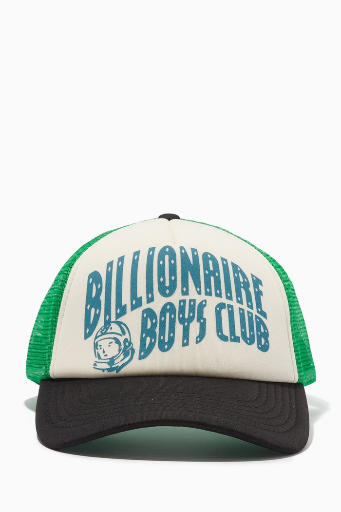 Trucker Cap in Cotton, Green