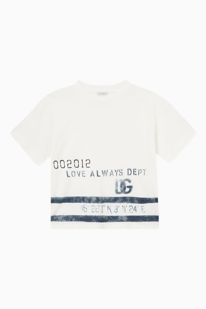 

Sailor Logo T-shirt in Cotton, White