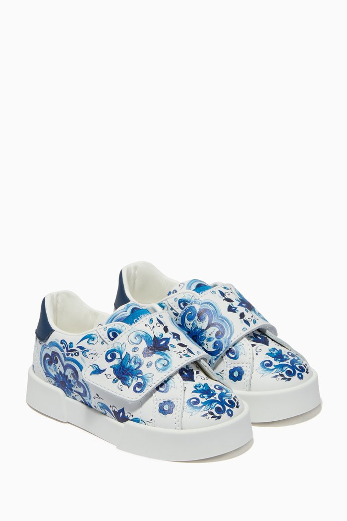 

Maiolica Velcro Sneakers, Blue