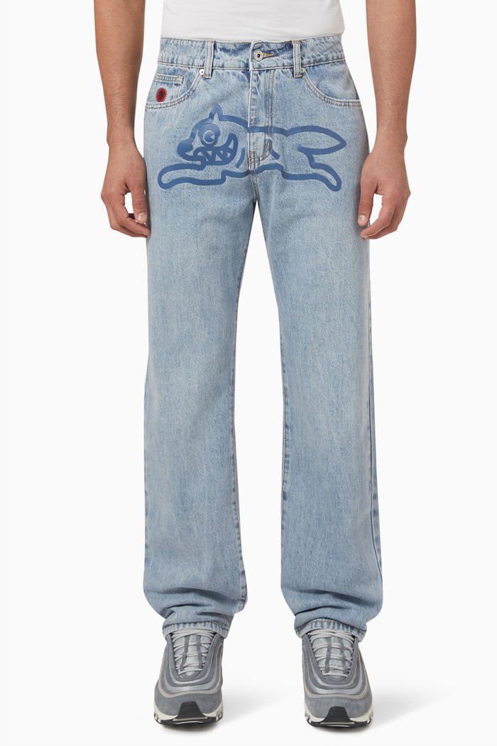 

Running Dog Jeans in Denim, Blue