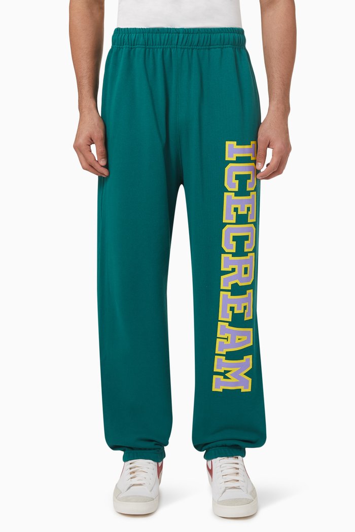 

College Sweatpants in Cotton, Green