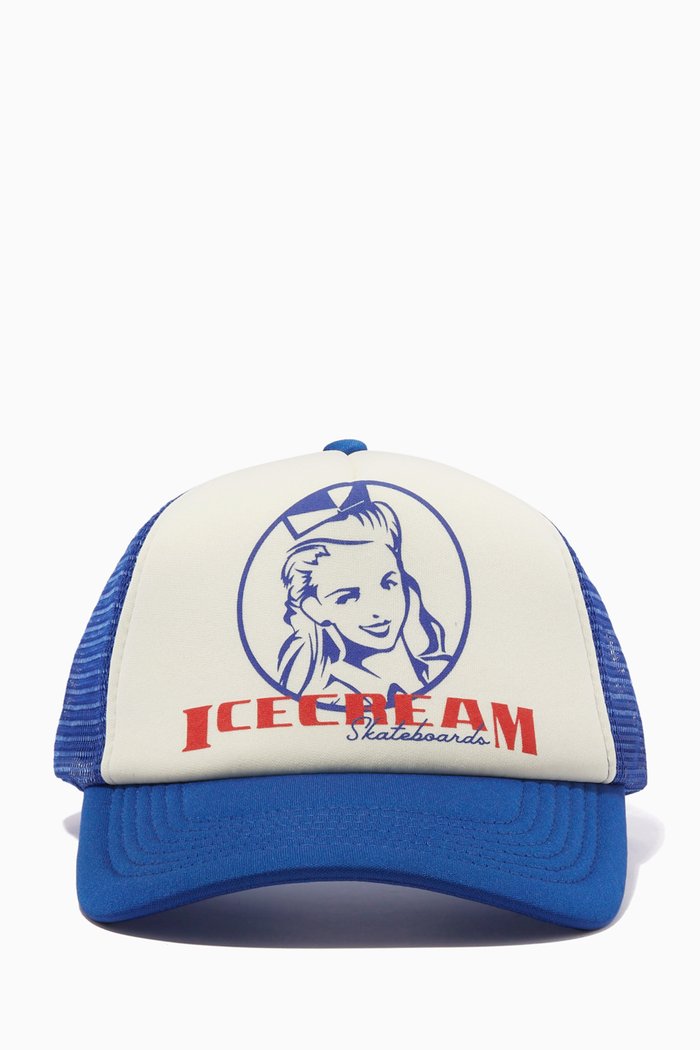 

Trucker Cap in Nylon, Blue