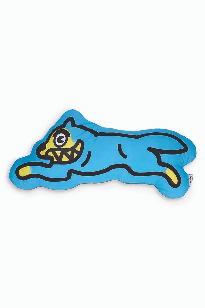 

Running Dog Cushion, Blue