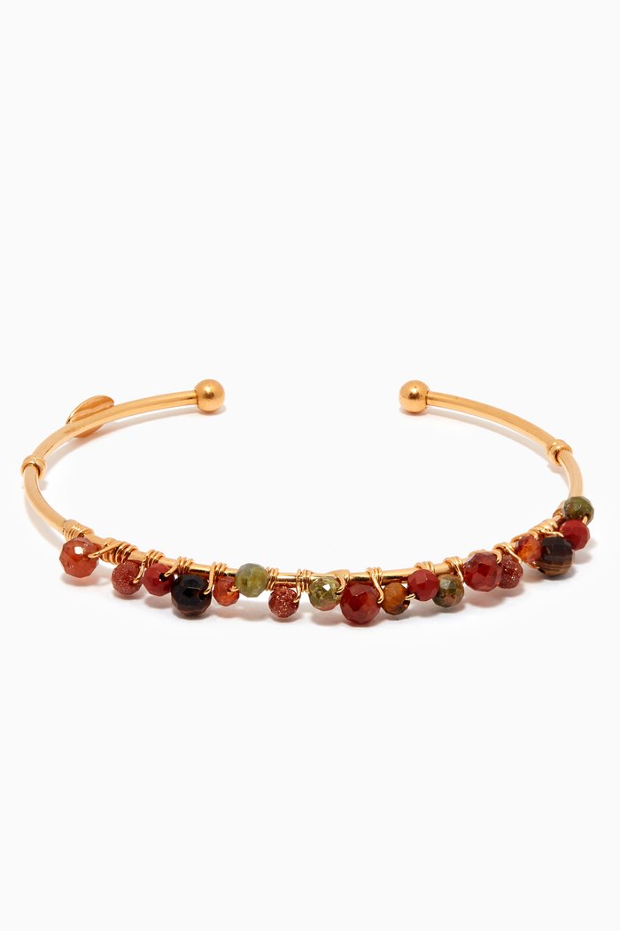 

Calliope Serti Bangle, Gold