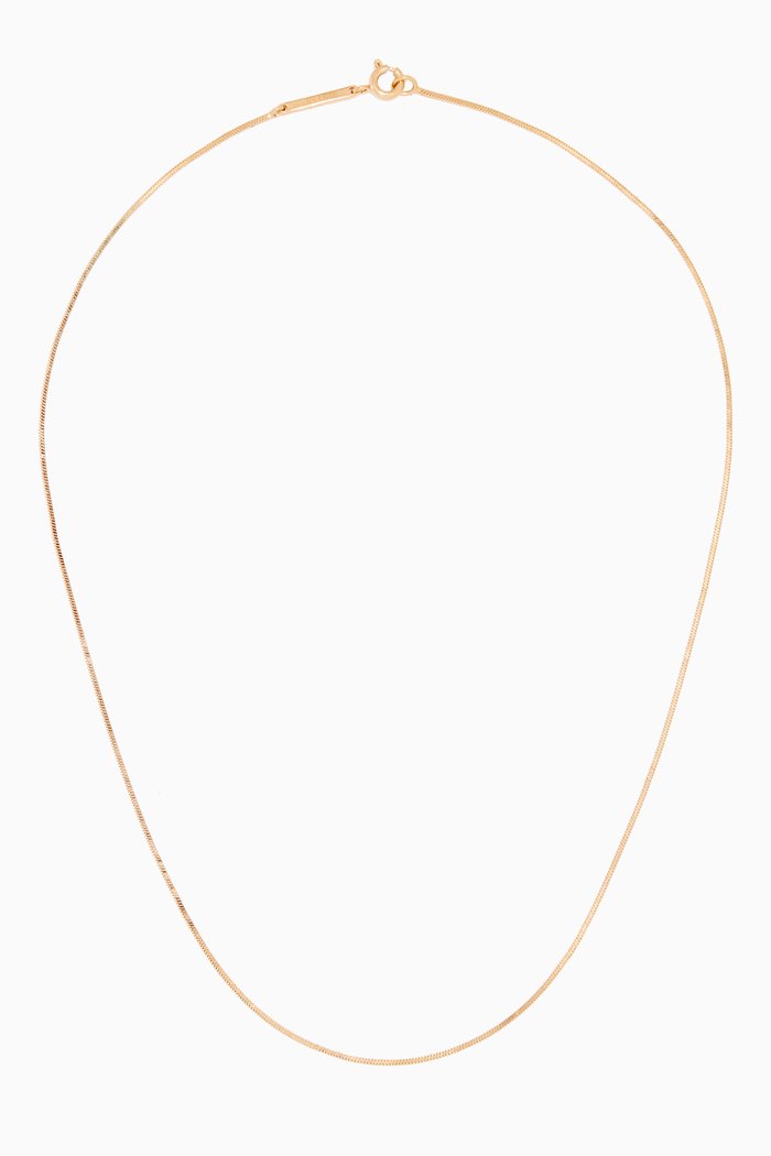 

Snake Necklace in 18kt Gold-plated Sterling Silver