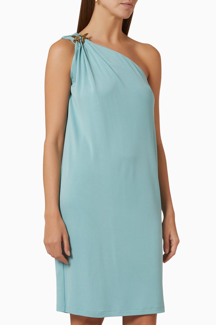 Alagna Dress in Viscose, Blue