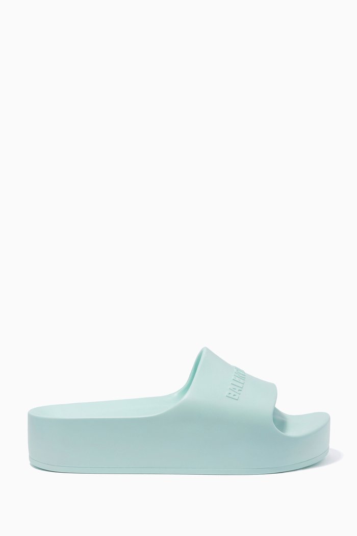 

Chunky Slides in Rubber, Blue