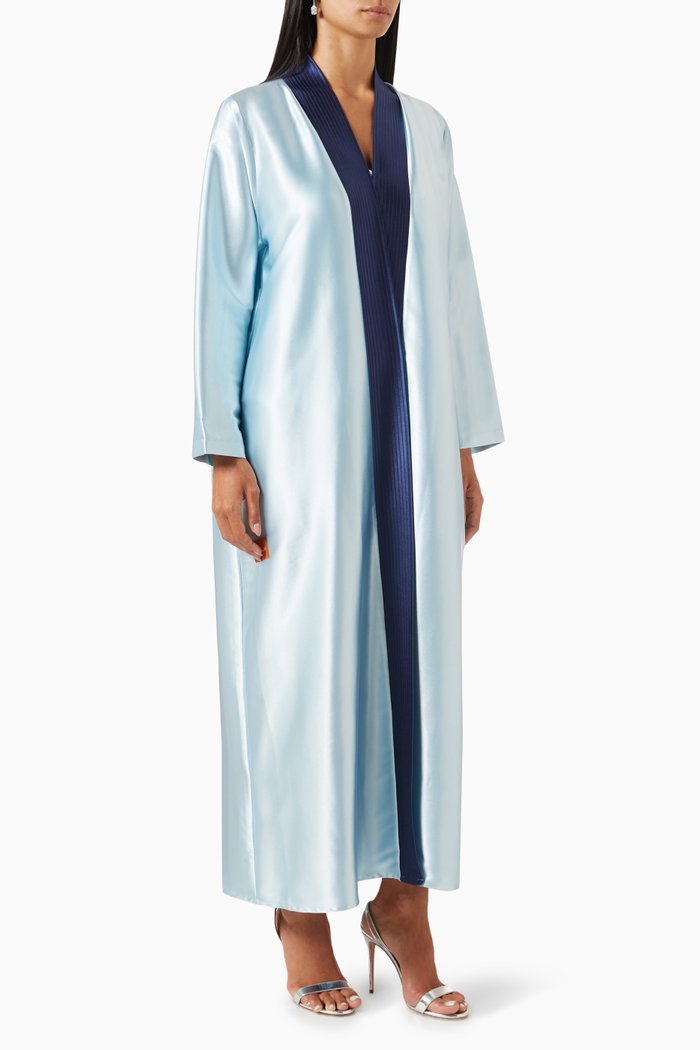 

Summer Long Sleeve Abaya, Blue