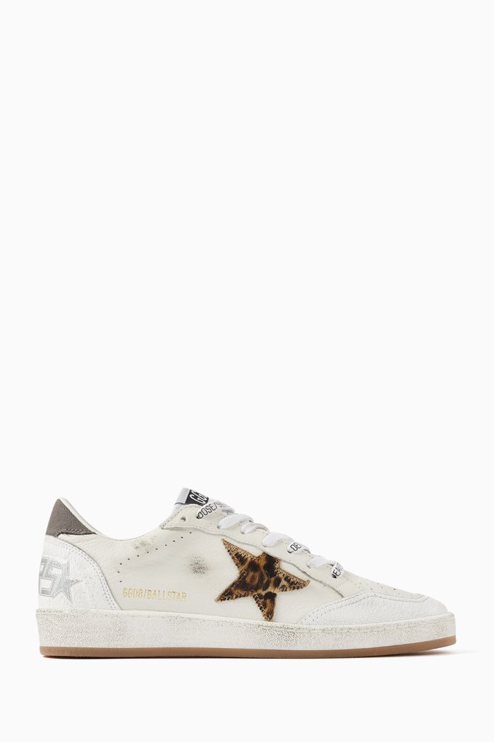 

Ball Star Low-top Sneakers in Nappa Leather, White