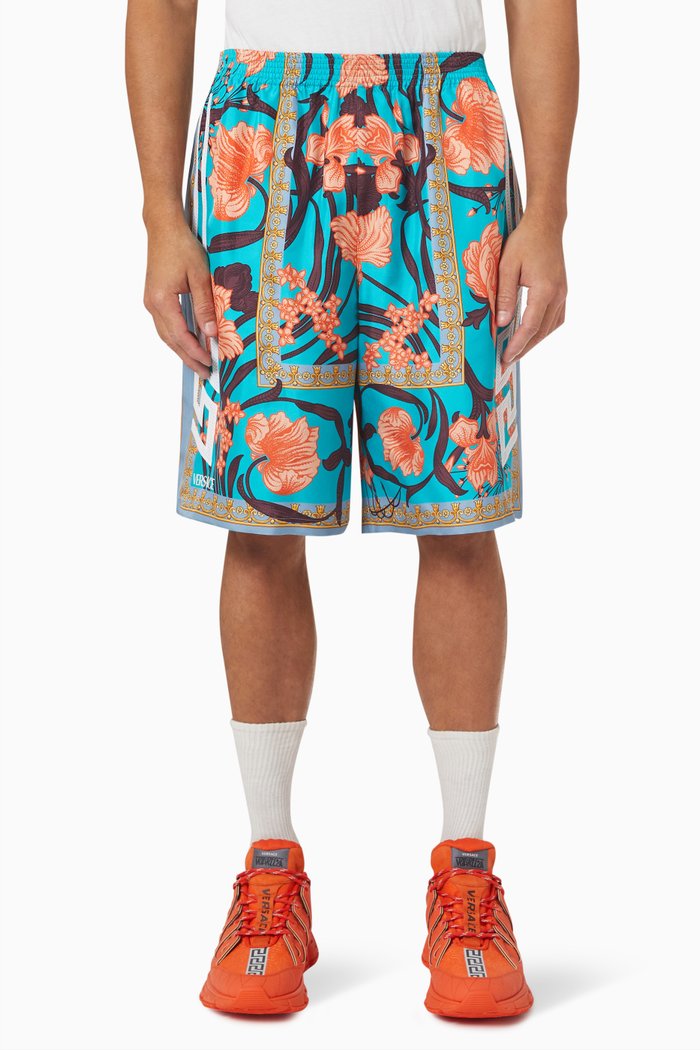 

Acid Bouquet Shorts in Silk, Multicolour
