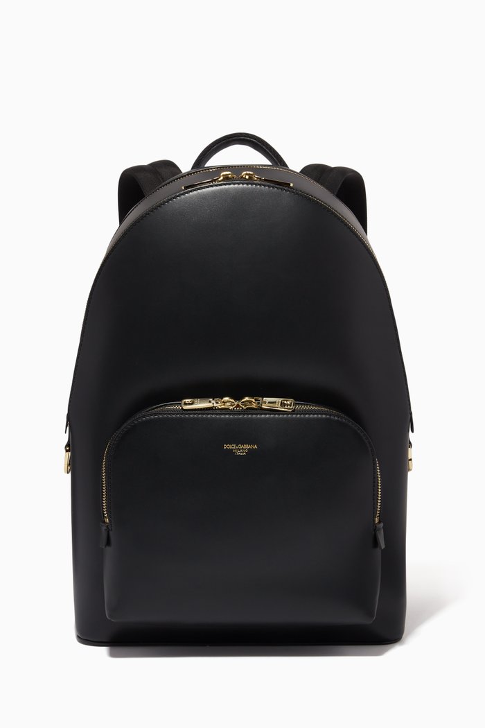 

Michelangelo Backpack in Leather, Black