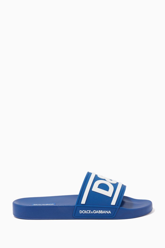 

D&G Slides in Rubber, Blue