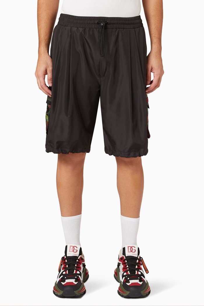 

Jogging Shorts in Nylon, Black