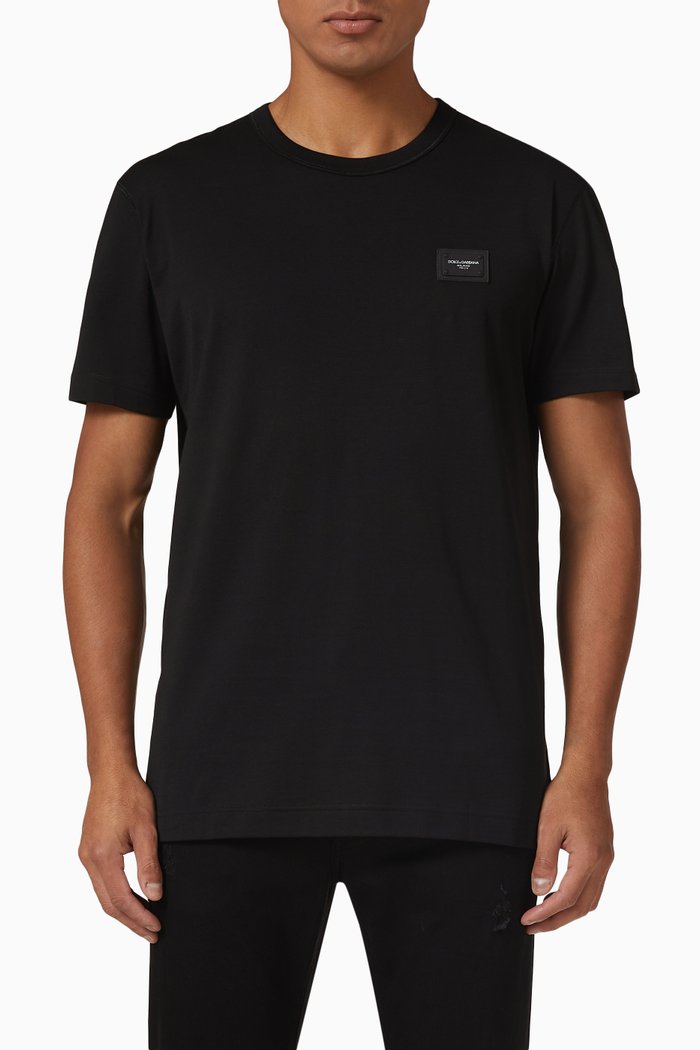 

Logo T-shirt in Cotton, Black