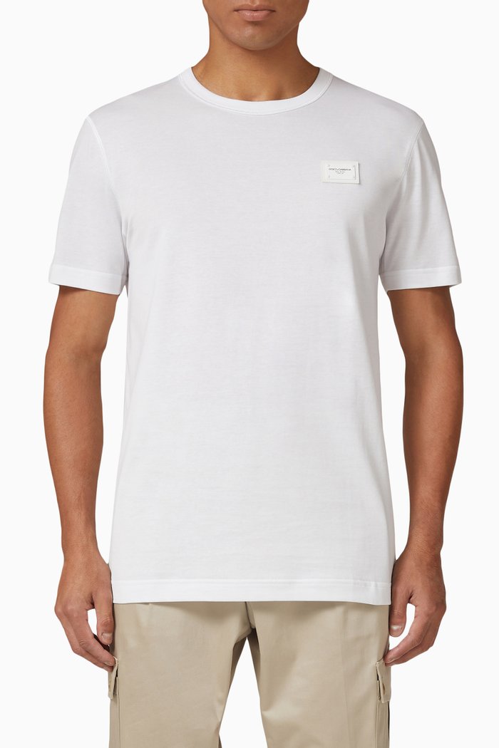 

Logo T-shirt in Cotton, White